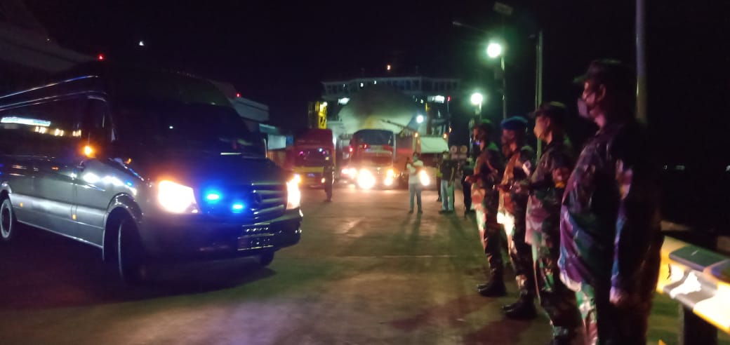 Danrem 064/MY Sambut Kedatangan KSAD di Pelabuhan ASDP Merak