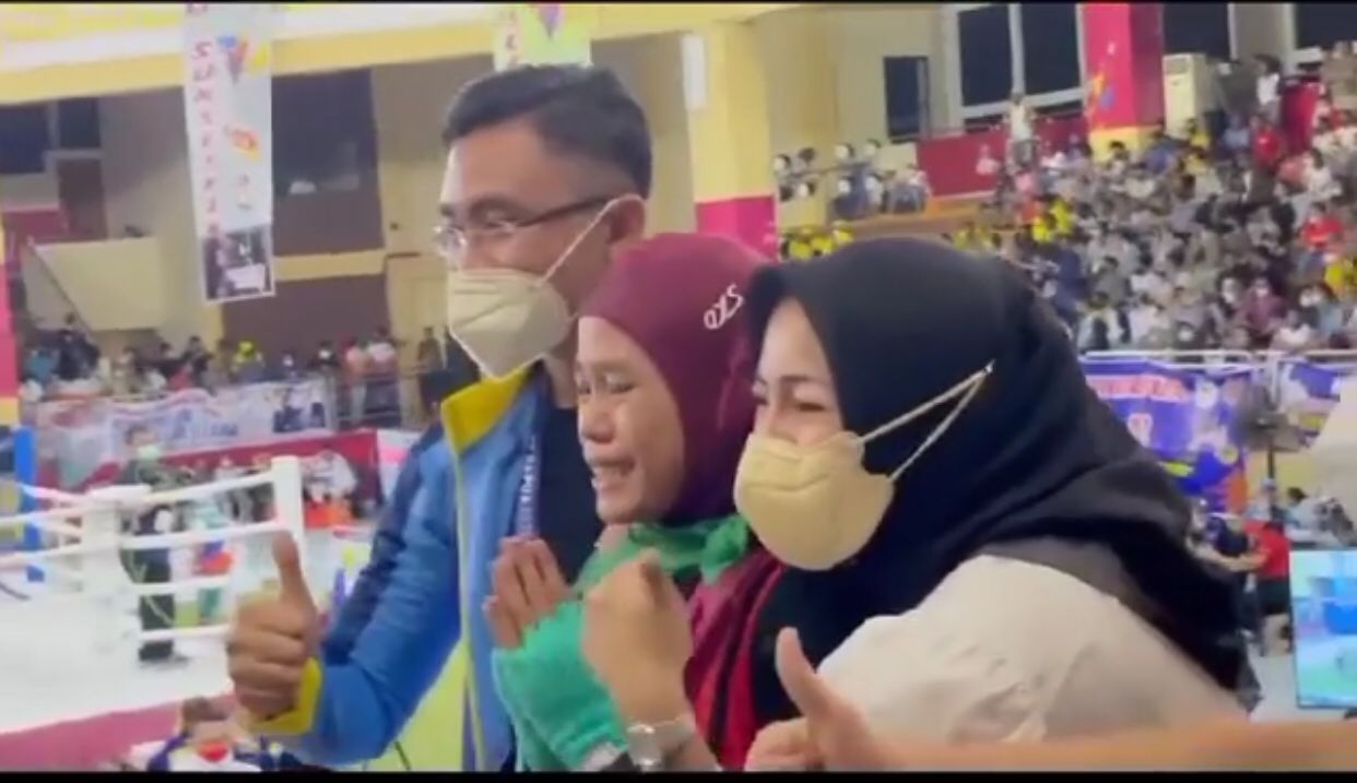 Banten Raih Emas Pertama dari Muay Thai Putri 43 Kg
