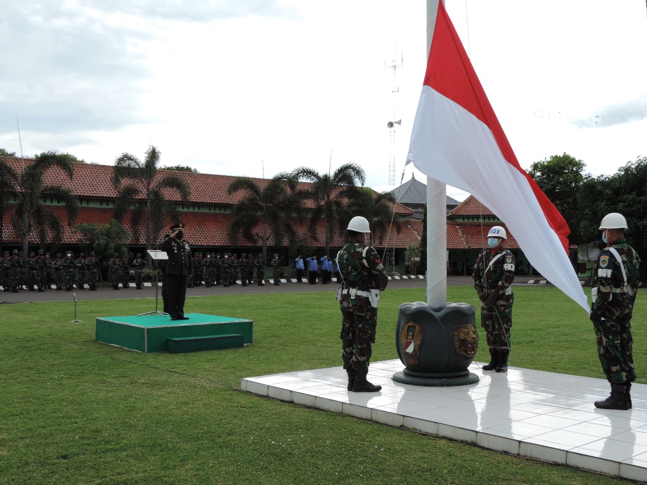Korem 064/MY Selenggarakan Upacara Peringatan Hari Pahlawan Nasional Tahun 2021