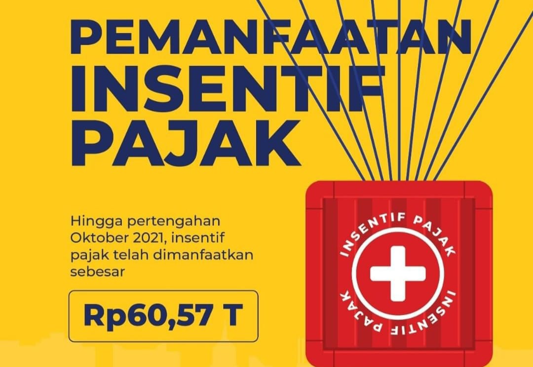Hingga Oktober 2021, Masyarakat Di Berbagai Sektor Usaha  Sudah Manfaatkan Insentif Pajak Sebesar 60,5 Trilyun