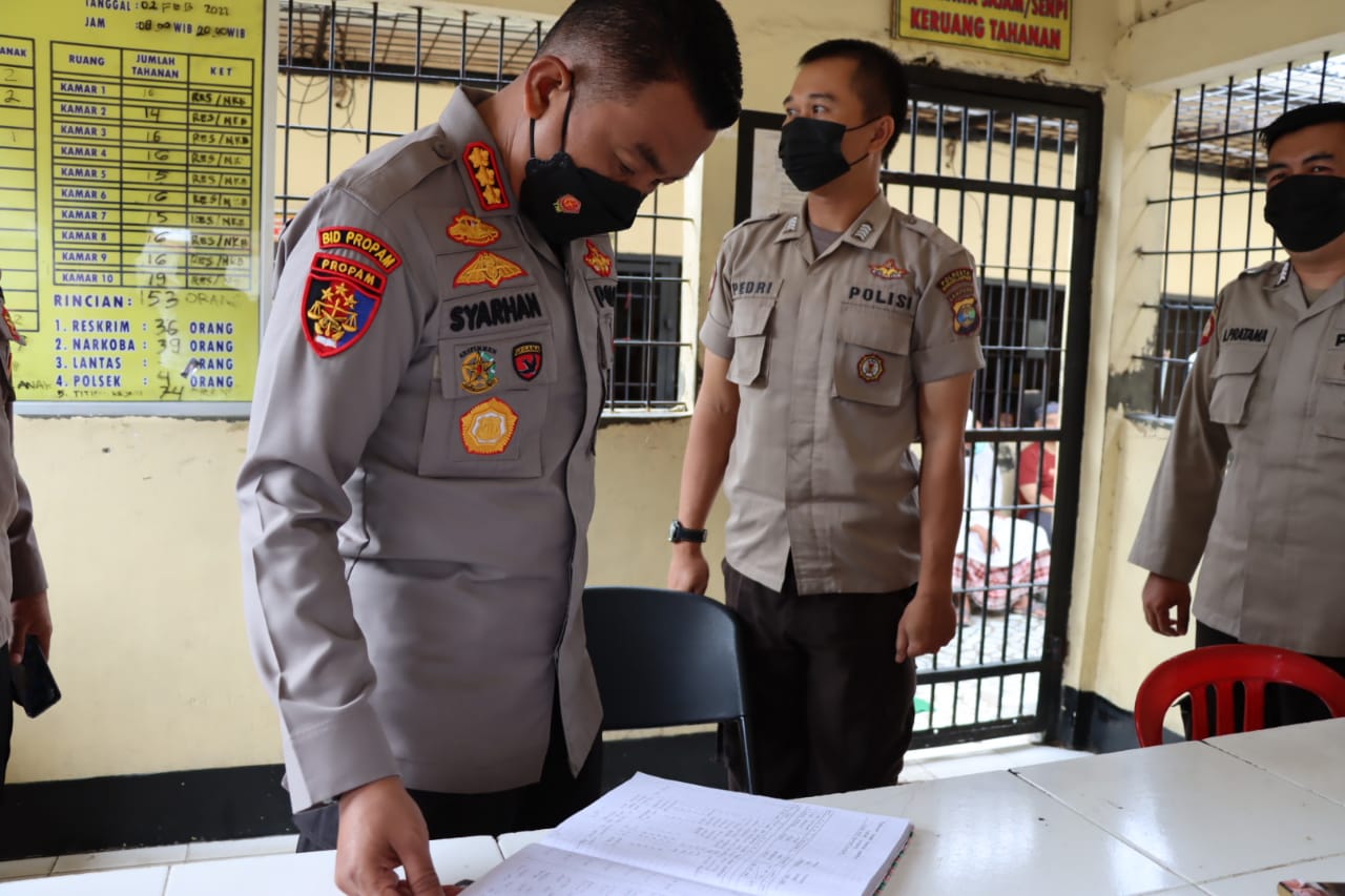 Arahan Bid Propam Polda Lampung di Polresta Bandarlampung tentang Mitigasi dan Pencegahan Unvk Minimalisir Pelanggaran Disiplin Maupun Kode Etik Polri