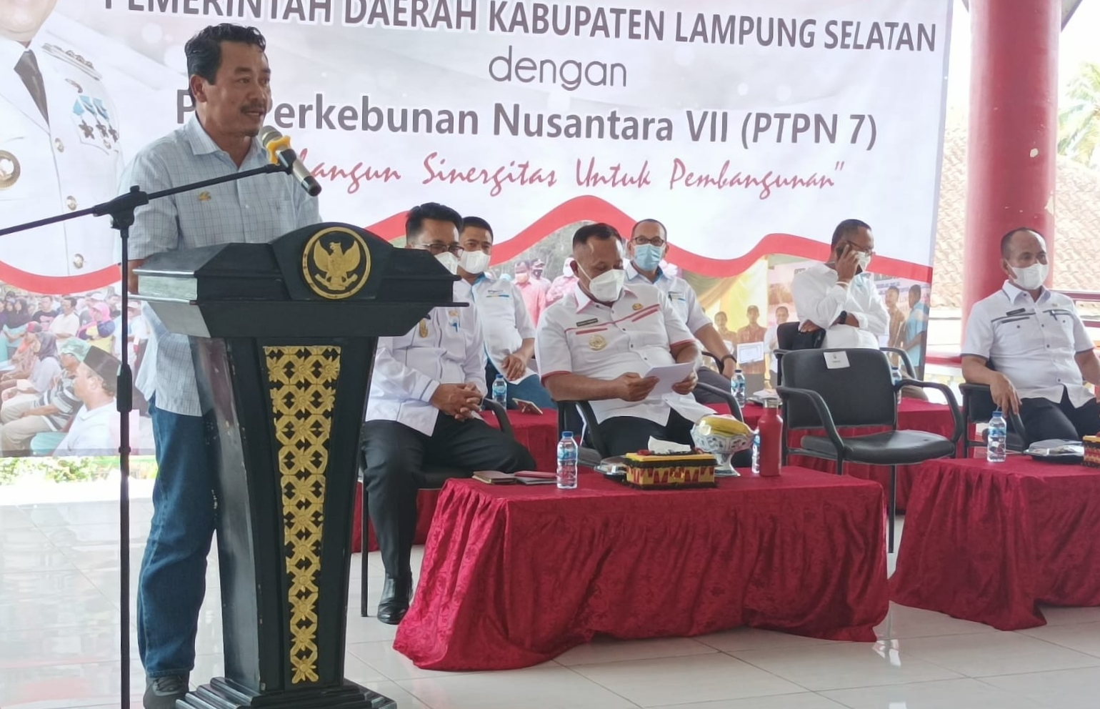 PTPN VII Siap Bersinergi Dukung Pembangunan Lamsel