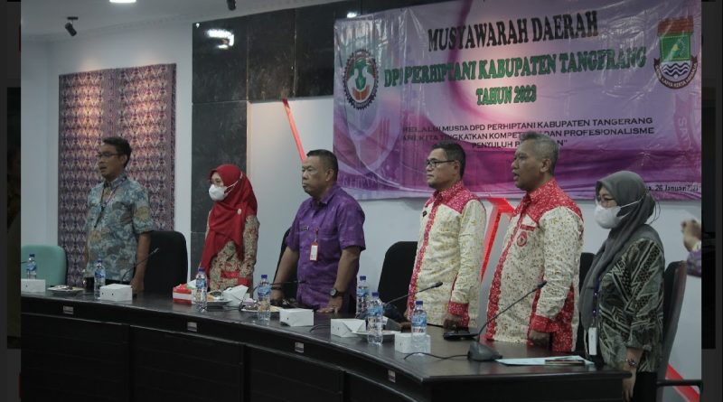Asep Jatnika Sutrisno  Resmi Jadi Ketua DPD Perhiptani Periode Kabupaten Tangerang 2023 – 2028