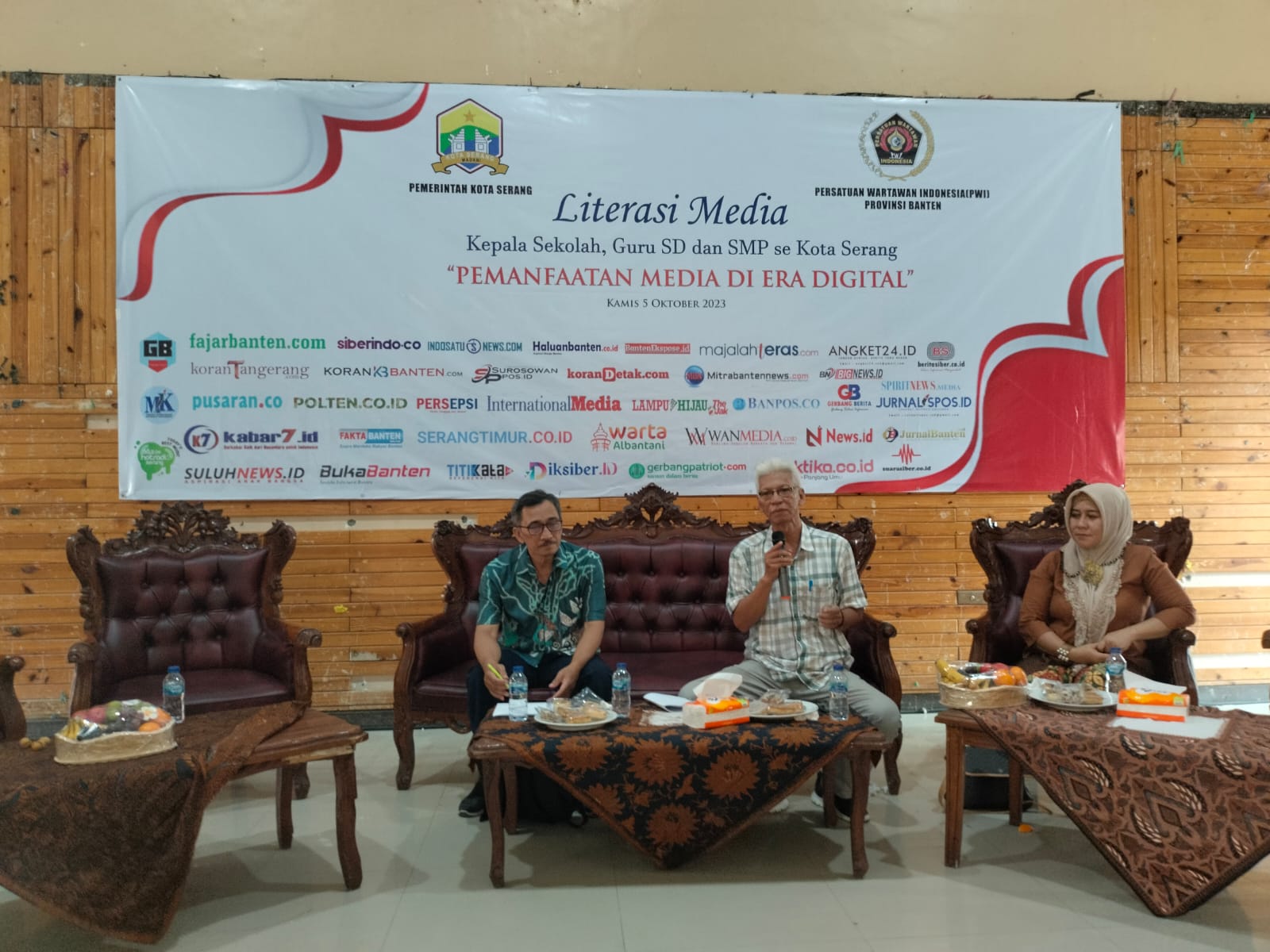 Berikan Pemahaman Peran dan Fungsi Pers PWI Banten Gelar Literasi Media Bagi Kepsek dan Guru