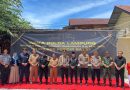 Dansat Brimob Dampingi Wakapolda Lampung Kunker di Pesisir Barat