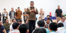 Tinjau Pemusatan Latihan Popnas 2025, Gubernur Banten Andra Soni Motivasi Atlet Pelajar Provinsi Banten