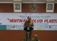 Wabup Serang Najib Hamas Ajak Warga Kurangi Sampah Plastik