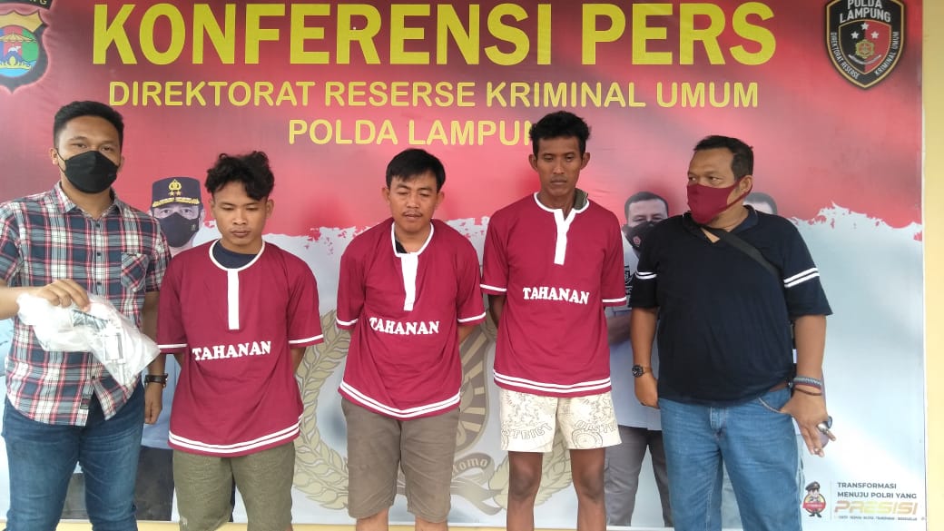 Direskrimum Polda Lampung Ungkap Jaringan Jual Beli Senpi Ilegal di Lamteng