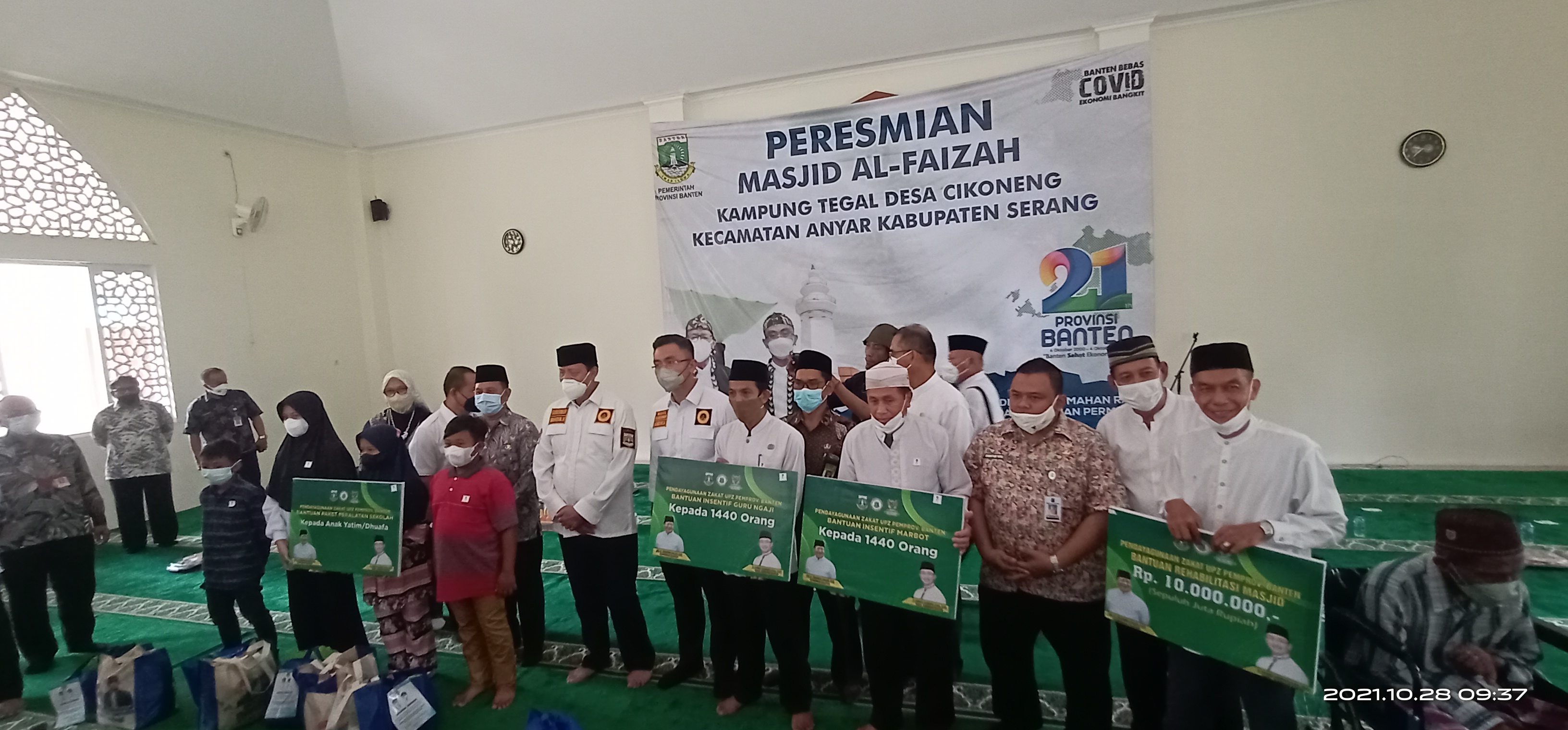 2014 Anak Yatim Akibat Terdampak Covid 19 Disantuni Pemprov Banten