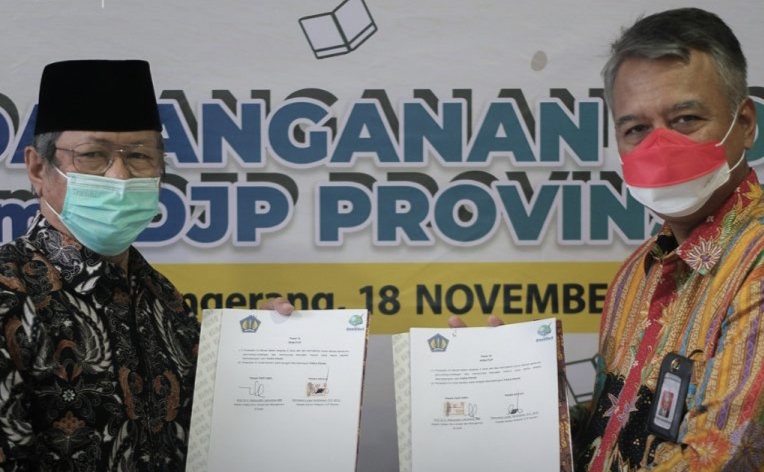 Kanwil DJP Banten – STIAMI MoU  tentang Pendirian Tax Center dan PKS Program Inklusi Pajak