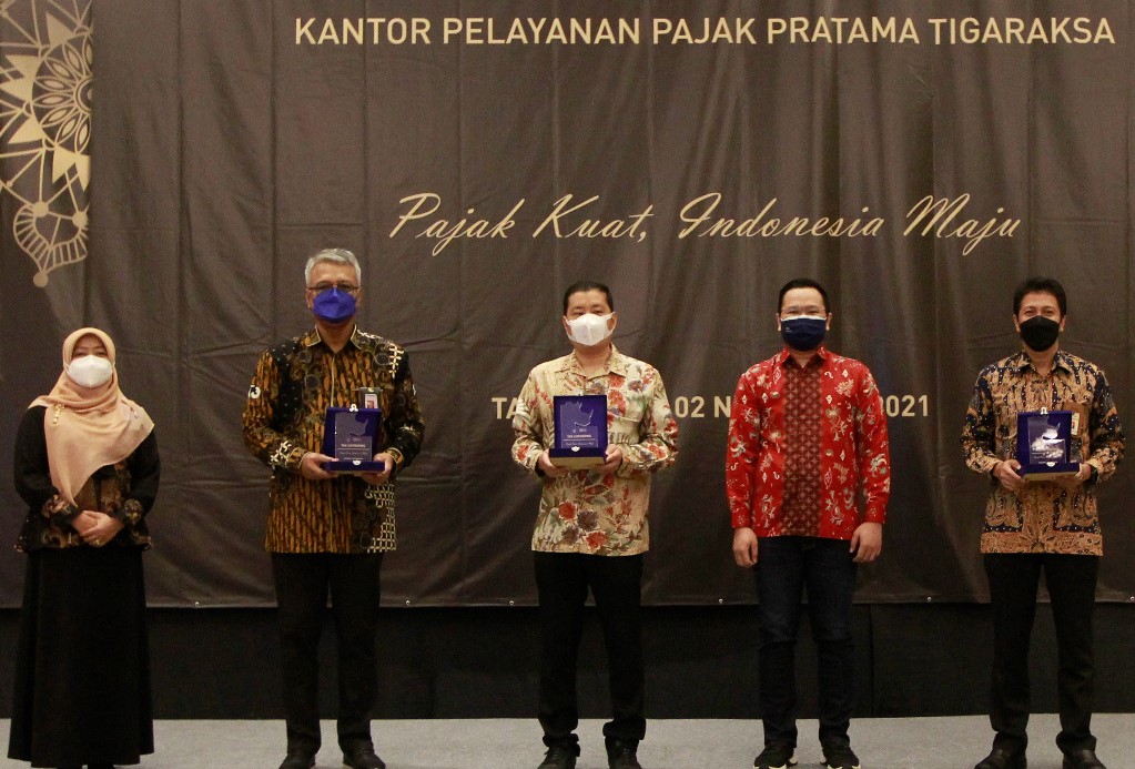 Apresiasi Wajib Pajak, KPPP Tigaraksa Beri Penghargaan Sejumlah Perusahaan