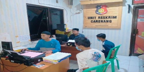 Pelaku Curanmor Diciduk Unit Reskrim Polsek Carenang