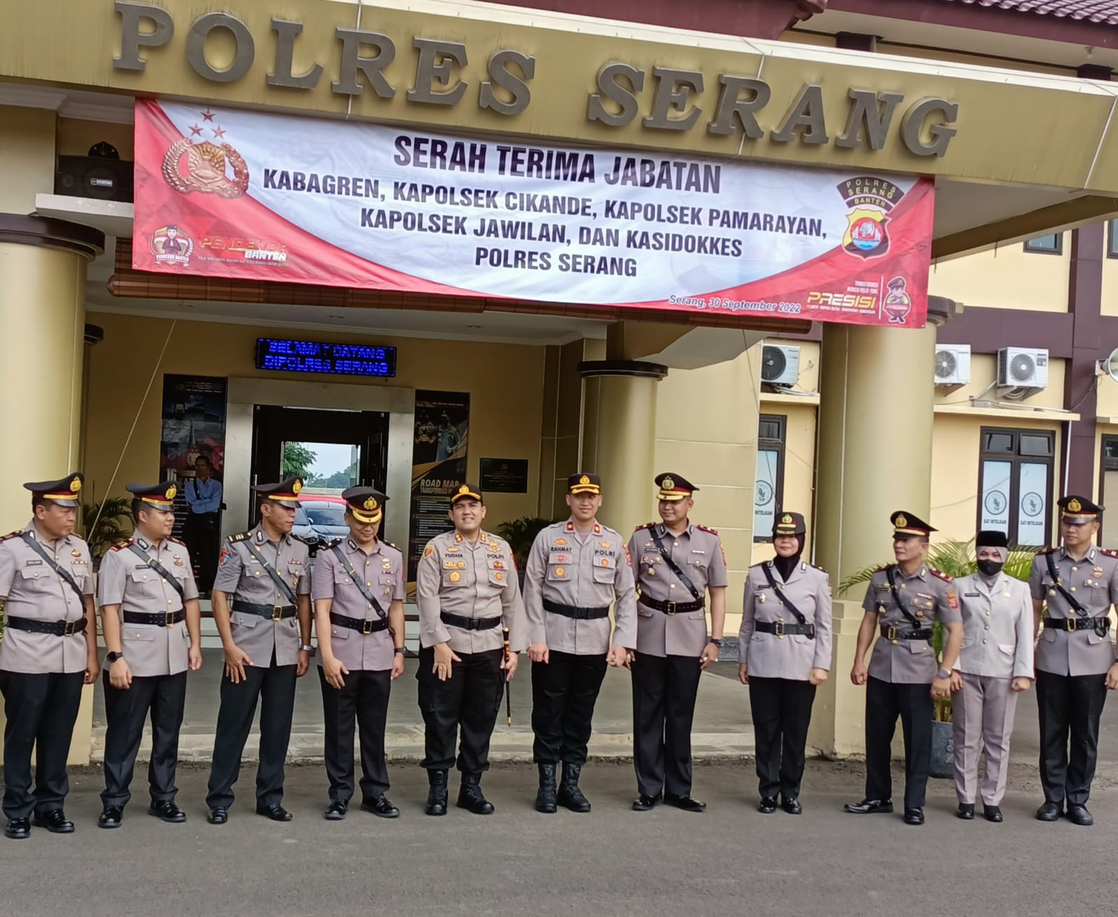 Penyegaran, Sejumlah Kapolsek Jajaran Polres Serang Diganti