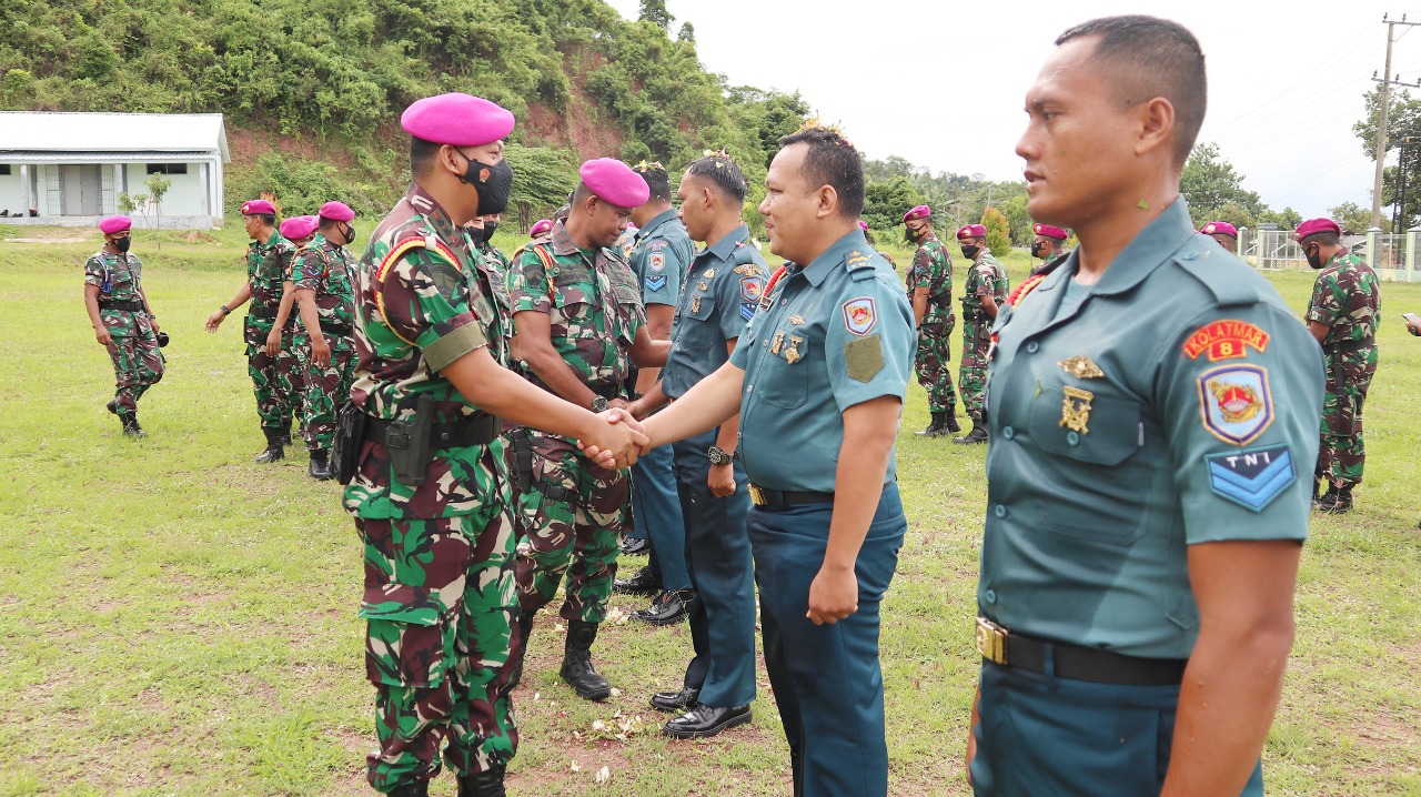 Upacara Dan Tradisi Kenaikan Pangkat Periode 1 Oktober 2022 Puslatpurmar 8 Teluk Ratai