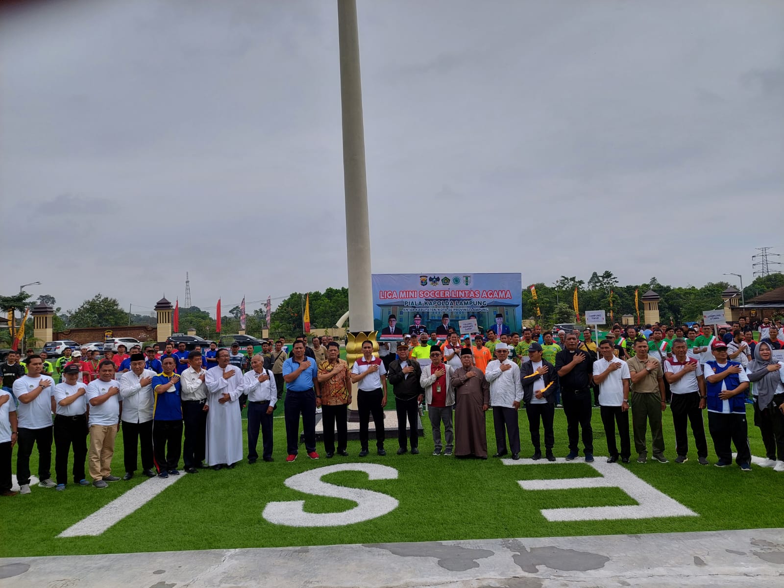 FKUB Gandeng Polda Lampung Gelar Turnamen Mini Soccer