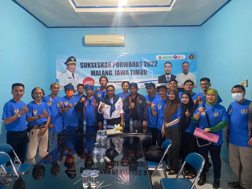 Pj Gubernur Banten Lepas Kontingen Porwanas PWI Banten 2022