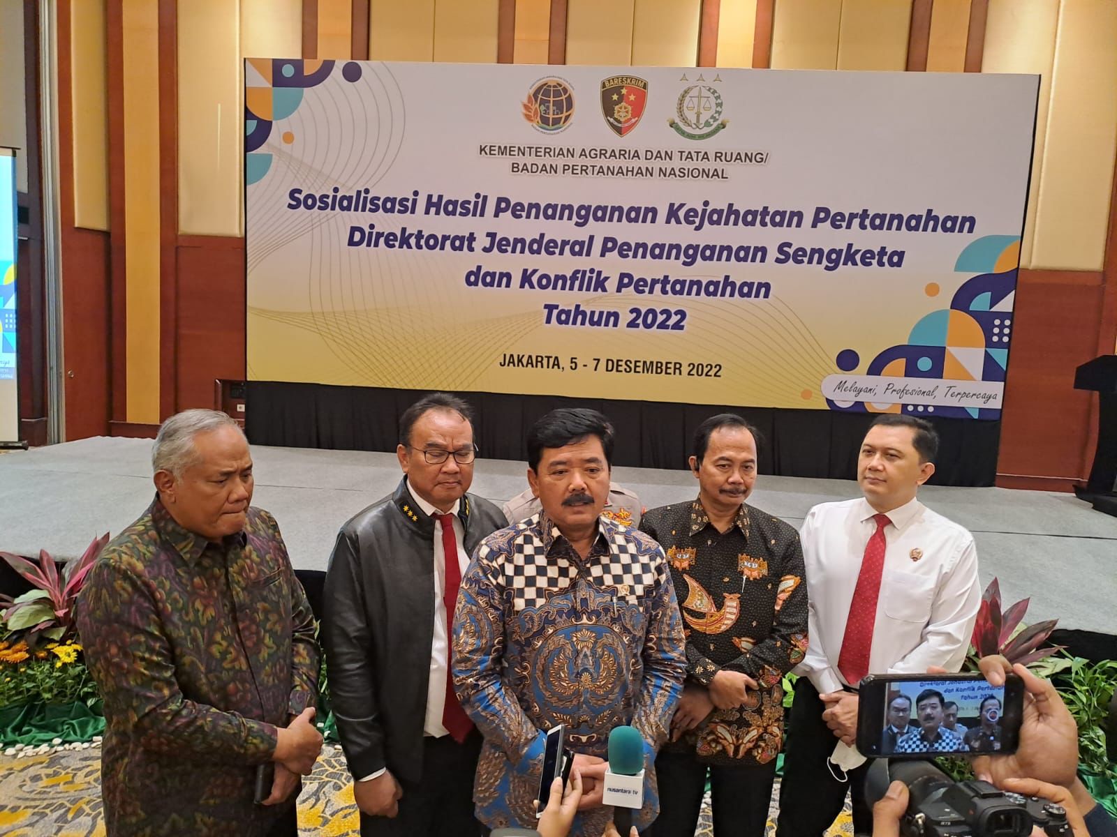Ditreskrimum Polda Lampung Terima Penghargaan Penyelesaian Perkara Kejahatan Pertanahan tahun 2022