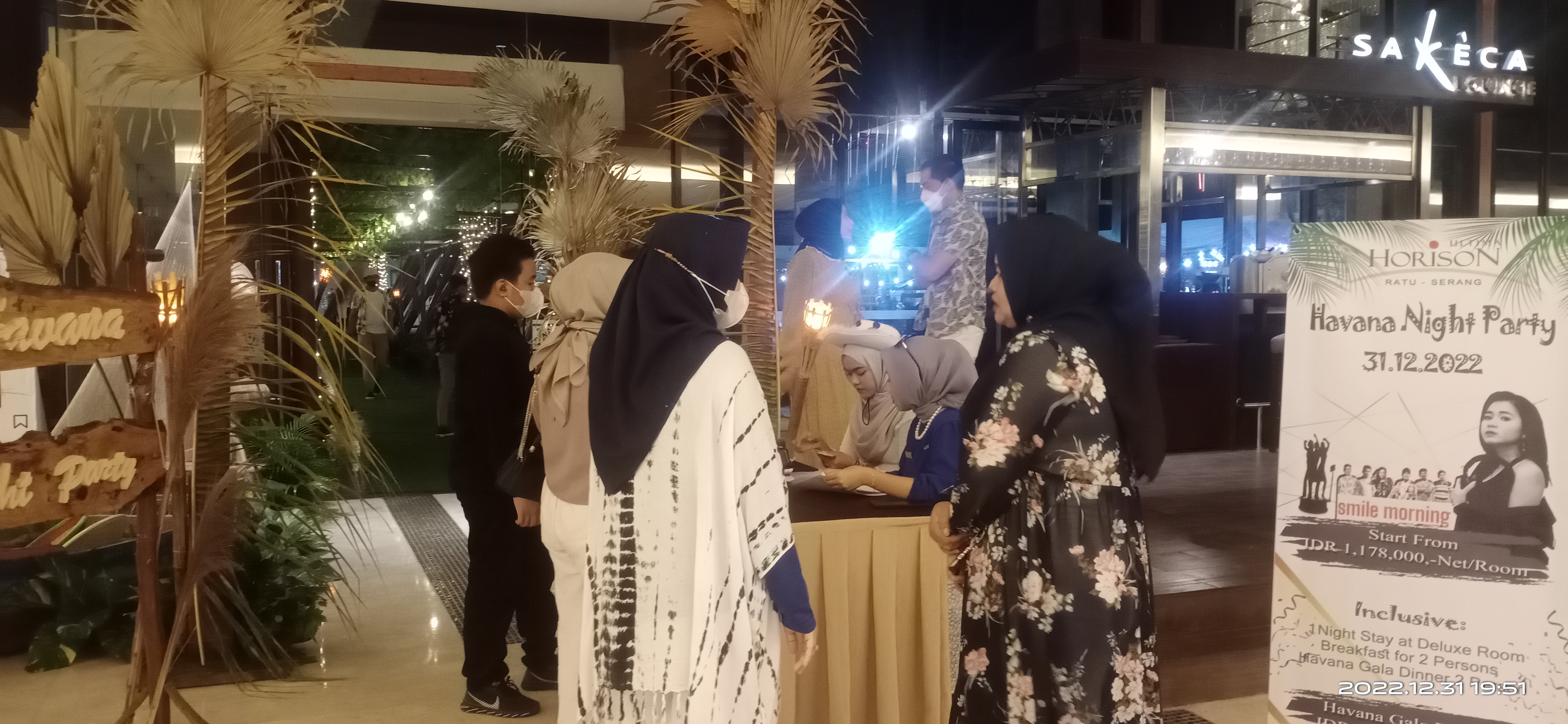 200 Orang Habiskan Malam Pergantian Tahun di Havana Night Party Hotel Ultima Ratu