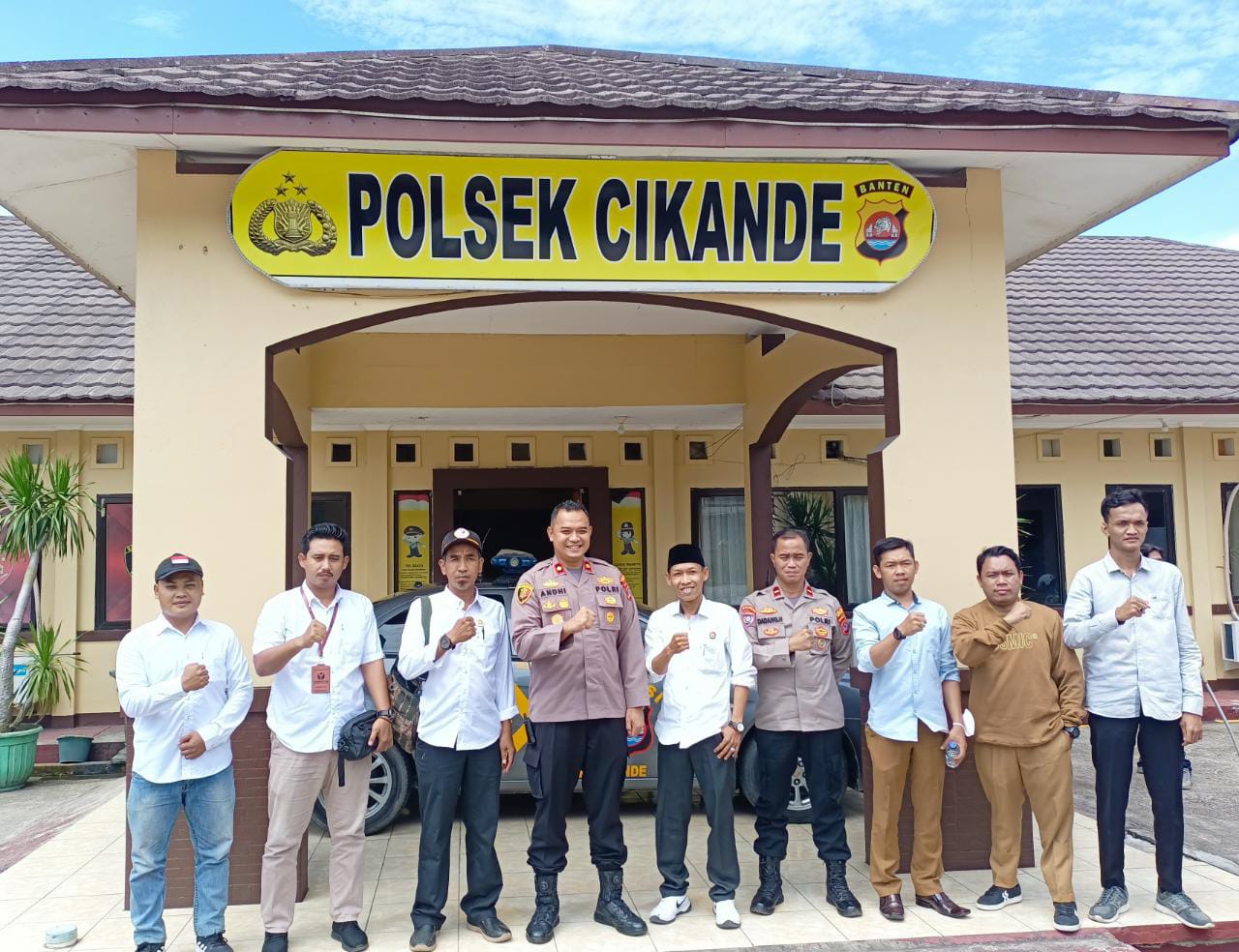 PPK dan Panwascam Kibin Bentuk Sinergitas Sambangi Muspika Kibin