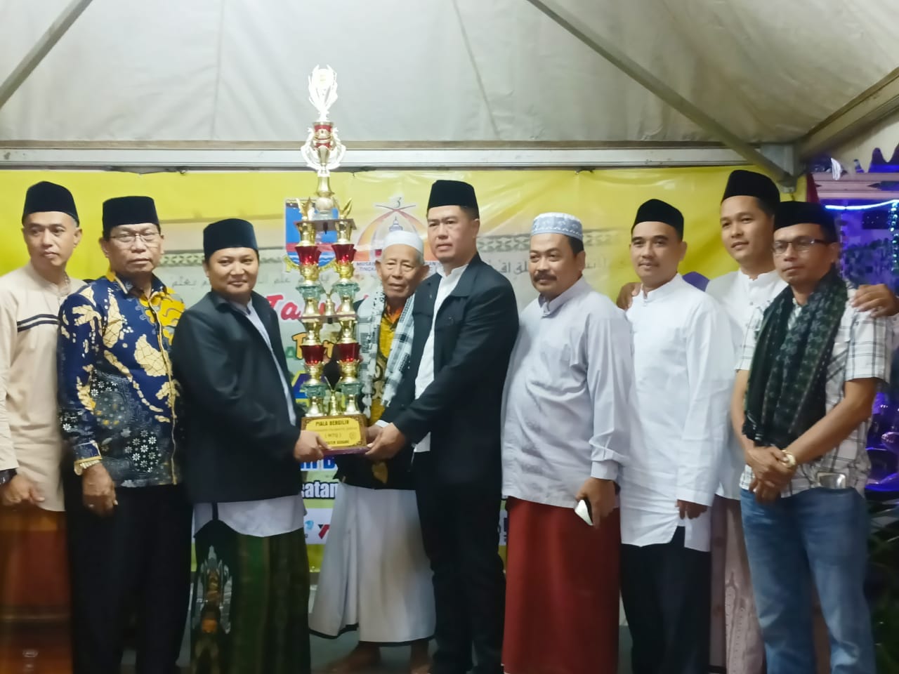 Kecamatan Kibin Adakan Isra Miraj dan Tasyakuran Juara Umum MTQ Ke-53.