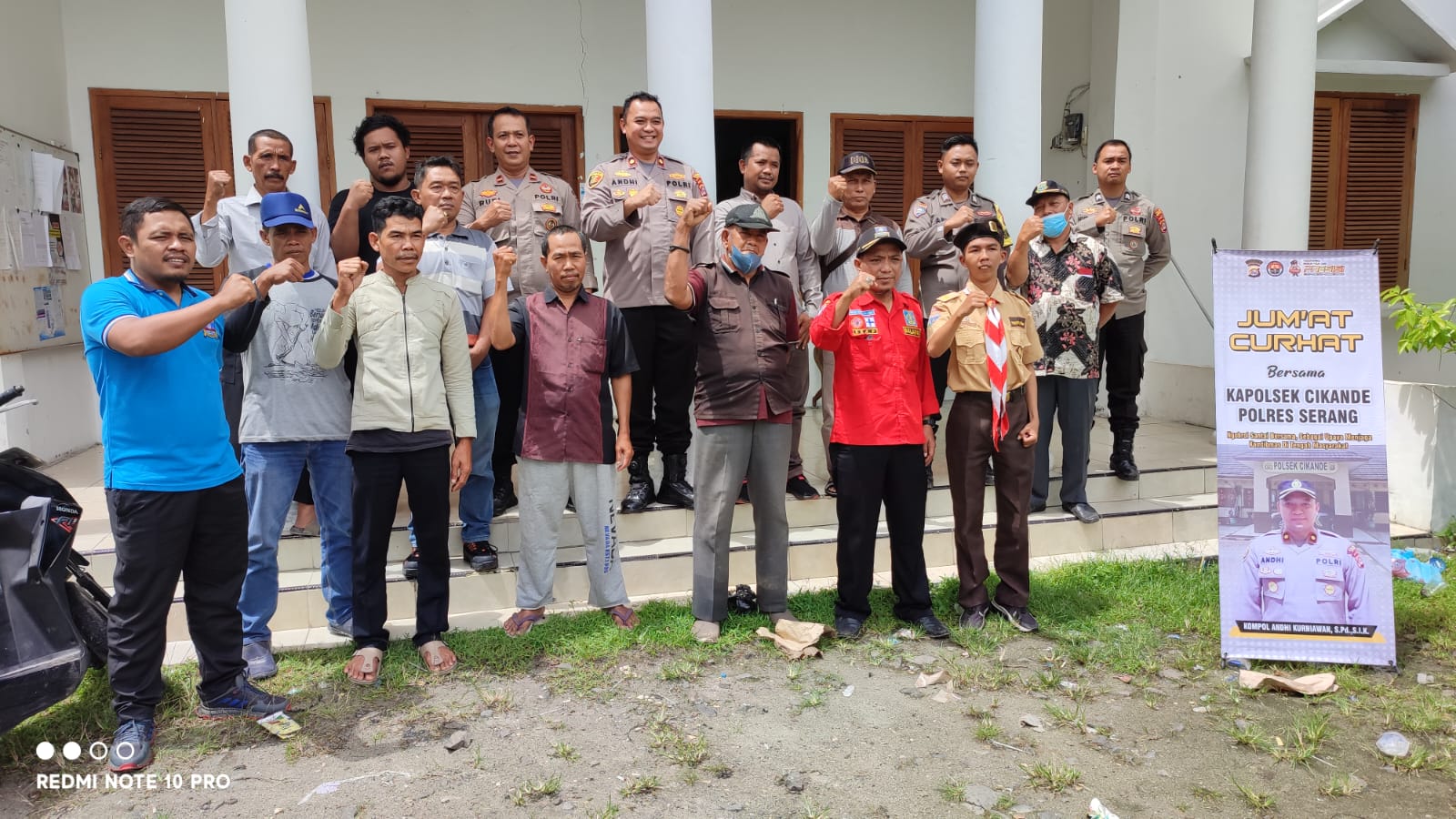 Serap Aspirasi Masyarakat, Kapolsek Cikande Gelar Jum’at Curhat di Desa Tambak