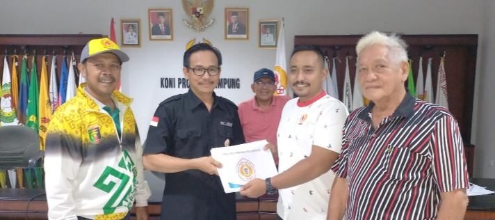 IPSI Lampung Serahkan Program Persiapan Babak Kualifikasi Pra PON 2023