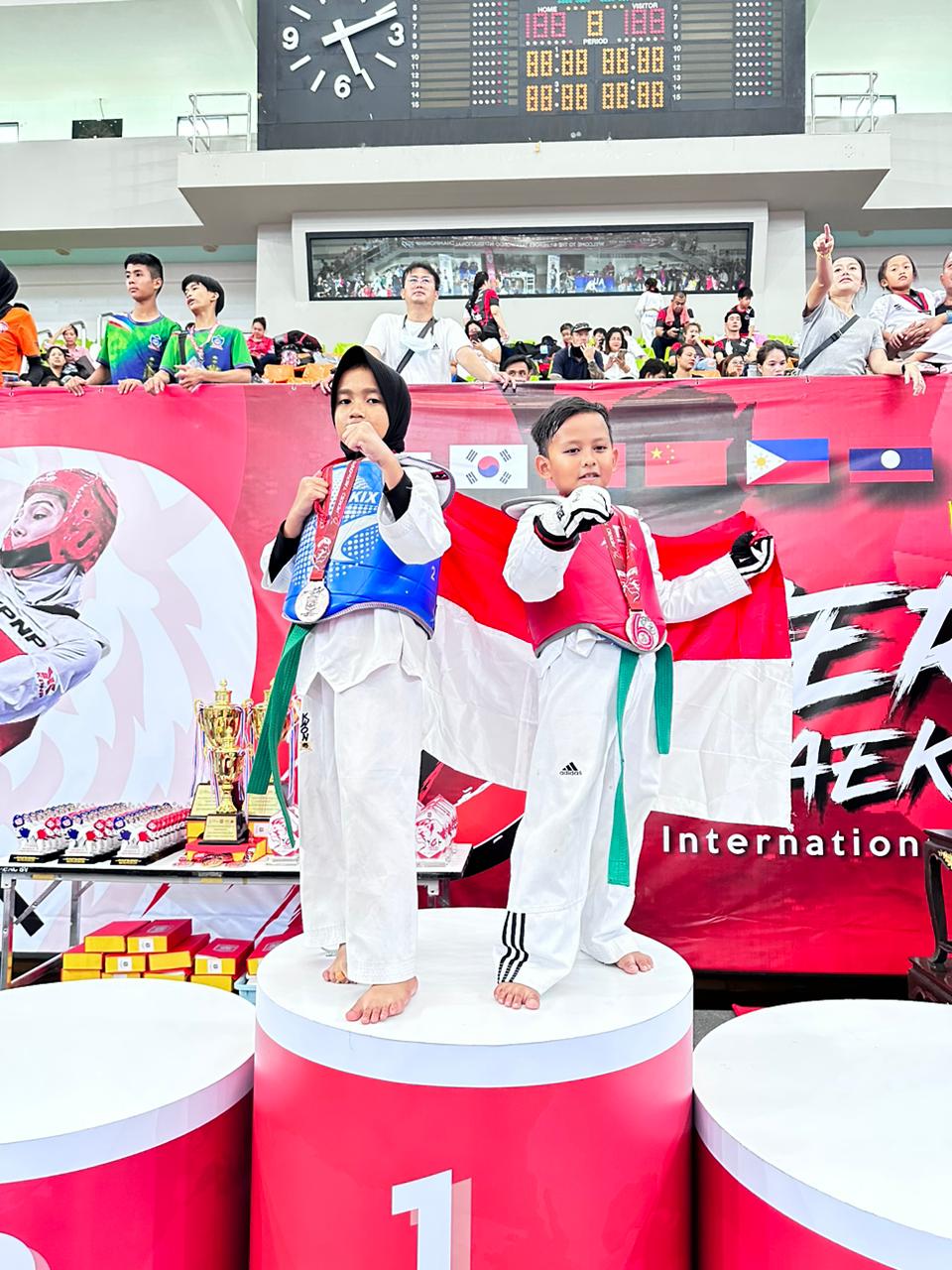 2 Atlet Taekwondo Banten Sabet Medali The 6th HTIC di Bangkok