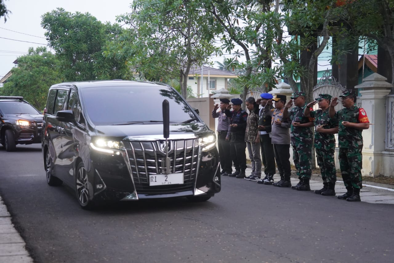 Danrem 064/MY  Pimpin Pengamanan VVIP Kunjungan Wapres Di Tanara