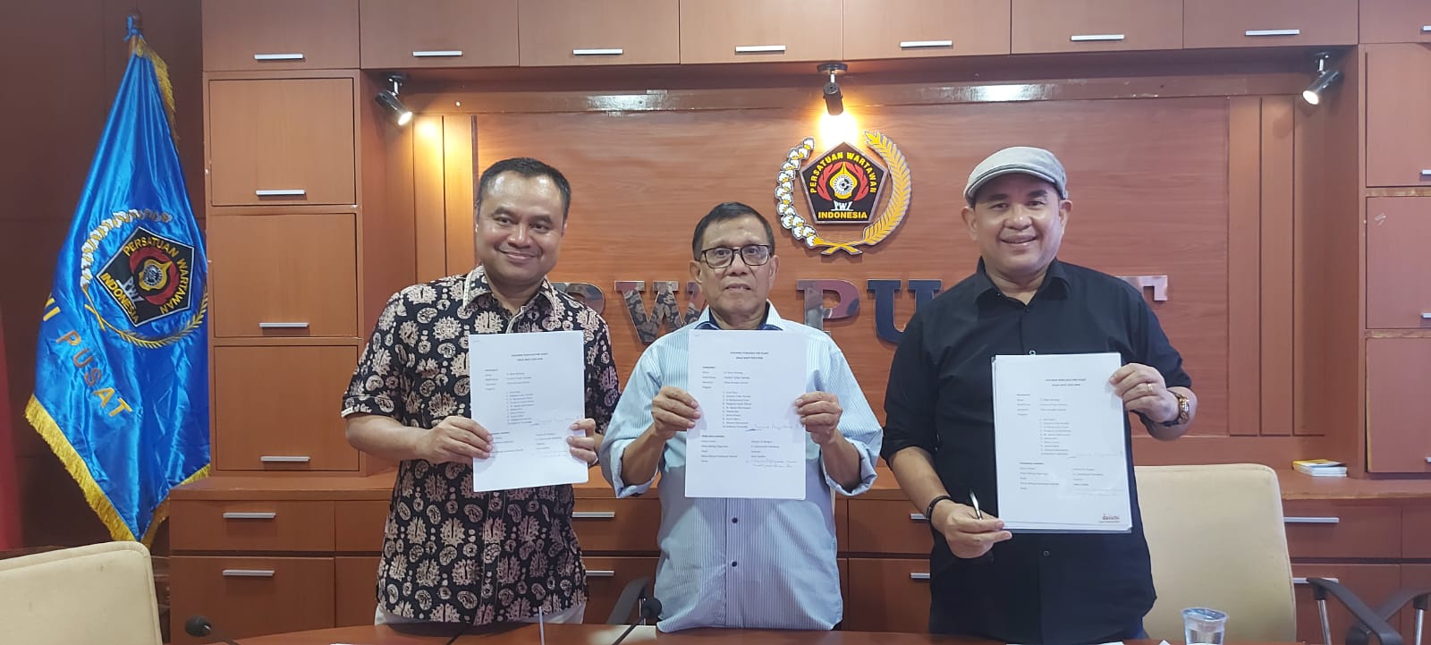 Hendry Ch Bangun Umumkan Kepengurusan PWI  Periode 2023 – 2028