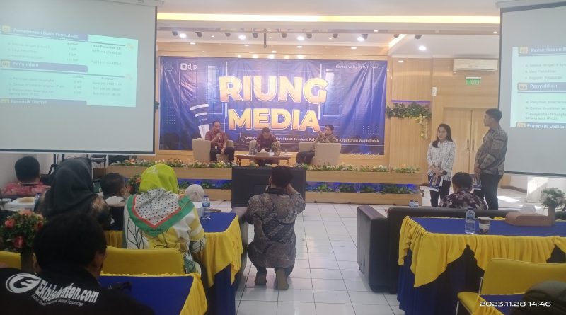 Sinergisitas Media dan DJP Banten, Kakanwil Ajak Media Sosialisasikan Pemadanan NIK – NPWP