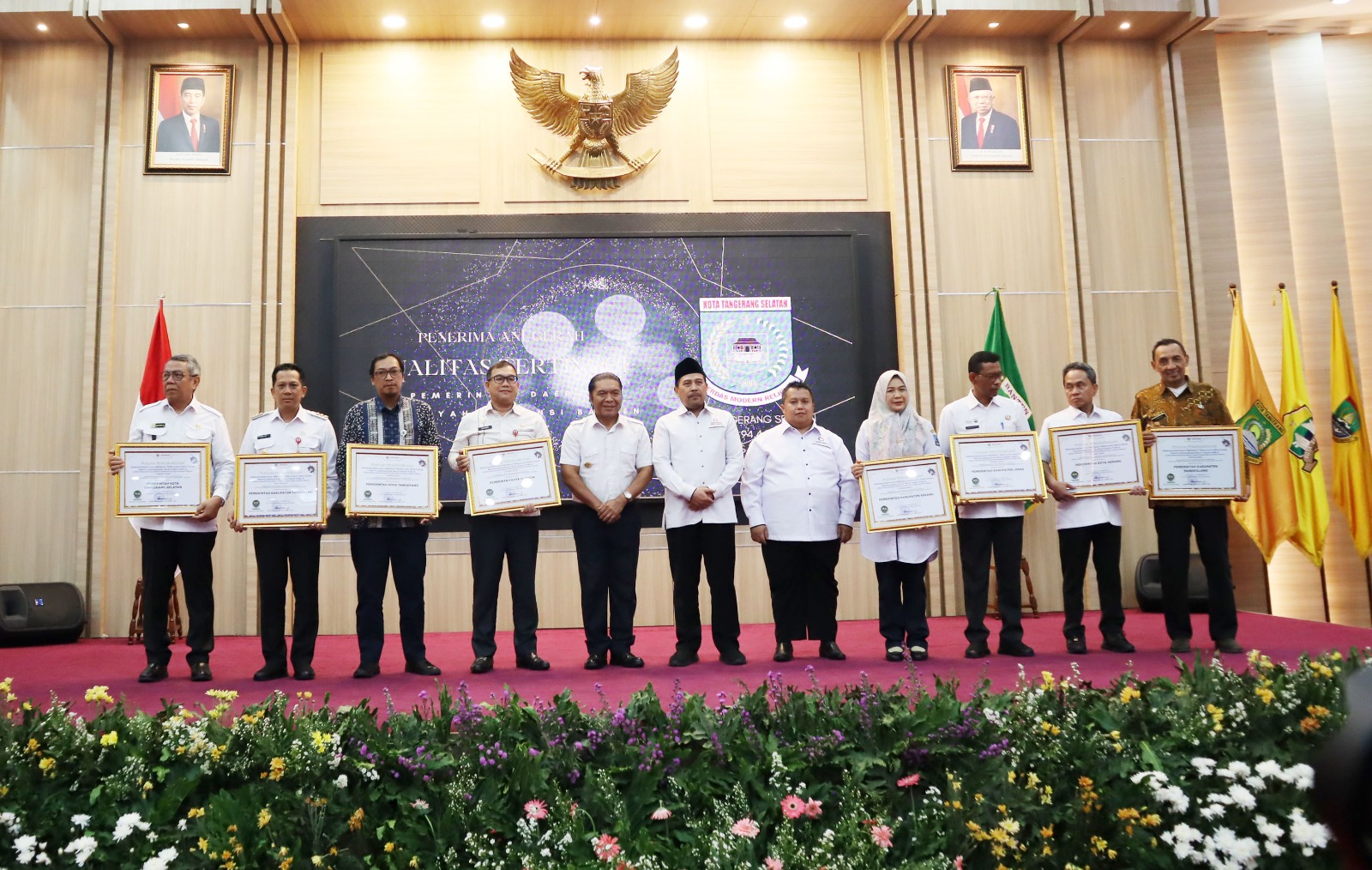 Ombudsman Banten Gelar Penganugerahan Penilaian Kepatuhan Pelayanan Publik Tahun 2023