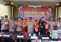 Polres Serang Bekuk 16 Pelaku Kejahatan Dalam Operasi Pekat Maung 2024