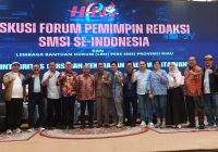 Diskusi Forum Pemimpin Redaksi SMSI Se-Indonesia dan LBH Pers SMSI Provinsi Riau “Integritas Pers dan Kekerasan pada Wartawan”