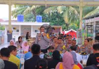 Dukung Asta Cita, Polisi Gelar Bakti Kesehatan di Pasar Lebak Budi Bandar Lampung
