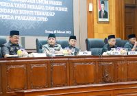 Pandangan Fraksi DPRD Kabupaten Serang Setujui 2 Raperda Usulan Bupati