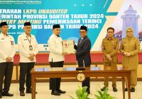Gubernur Andra Soni Serahkan LKPD Unaudited Pemprov Banten TA 2024 ke BPK