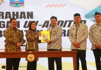 Bupati Serang Serahkan LKPD Unaudited Bankeu Parpol ke BPK RI Banten