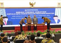 Gubernur Andra Soni Hadiri Serah Terima Kepala BPK Perwakilan Provinsi Banten