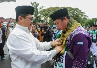 Tangis Haru saat Lepas Pemberangkatan 393 Jemaah Haji Asal Kabupaten Serang