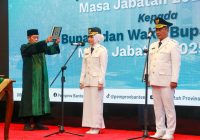 Resmi, Ratu Rachmatuzakiyah-Najib Hamas Jabat Bupati dan Wakil Bupati Serang