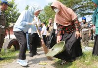 Bupati Serang Ratu Rachmatuzakiyah Pimpin Gerebeg Sampah di Cikande
