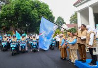 Gubernur Banten Andra Soni Lepas Kirab Bangga Kencana 2025