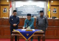 DPRD Kabupaten Serang Tetapkan Raperda Pertanggungjawaban APBD 2024 menjadi Perda