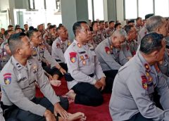 HUT ke – 75, Ditpolairut Polda Lampung Shalat istighotsah & Doa Bersama untuk Korban Bencana
