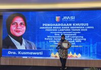 JMSI Beri Penghargaan Khusus Untuk Ketua Jurnalis Polda Lampung